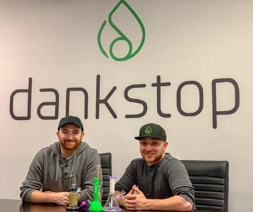 DankStop Co-founders Feliks Khaykin and Louis Coniglio at the DankStop Headquarters in New Jersey.