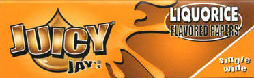 Juicy Jay's Liquorice Single Wide Rolling Papers