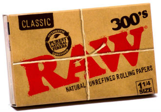 RAW Classic 1 1/4 300's Creaseless Rolling Papers