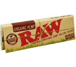 RAW Organic Hemp Single Wide Joint Paper