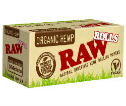Raw Organic Hemp 5M Paper Rolls