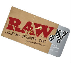 Raw Three Way Shredder Card