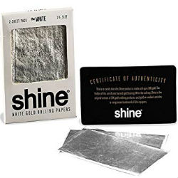 Shine White Gold 1 1/4 Rolling Papers